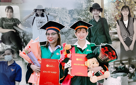 Two young female Dong A University Alumni Enlist in the Army in 2024